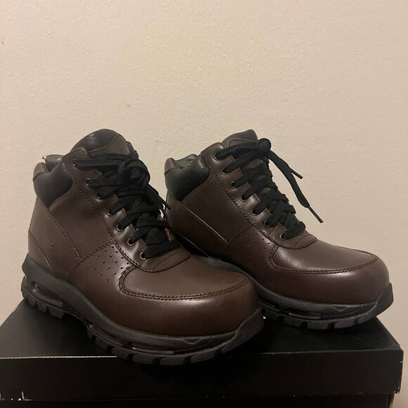 2011 Men\'s Nike Air Max Goadome ACG Brown/black Boots Size 8.5 RARE main image 8
